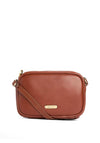 Barbour Daphne Small Leather Crossbody Bag, Tan