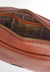 Barbour Daphne Small Leather Crossbody Bag, Tan