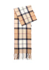 Barbour Dover Beanie & Hailes Scarf Gift Set, Beige Multi