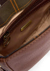 Barbour Elm Leather Small Crossbody Bag, Tan