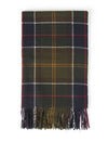 Barbour Hailes Tartan Scarf, Green