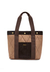 Barbour Healy Large Tote Bag, Brown Multi