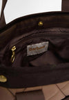 Barbour Healy Large Tote Bag, Brown Multi