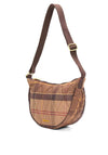 Barbour Healy Tartan Sling Bag, Brown Multi