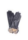 Barbour Lady Jane Leather Gloves, Black