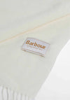 Barbour Lambswool Woven Scarf, Cream
