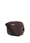 Barbour Monaco Baffle Quilted Small Crossbody Bag, Brown