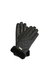 Barbour Norwood Quilted Gloves, Black