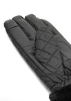 Barbour Norwood Quilted Gloves, Black