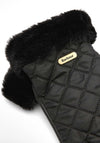Barbour Norwood Quilted Gloves, Black