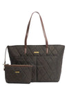 Barbour Quilted Large Tote Bag, Green