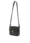 Barbour Rosa Leather Medium Crossbody Bag, Black