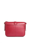 Barbour Rosa Leather Medium Crossbody Bag, Red