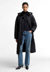 Barbour Rudson Quilted Coat, Black