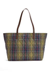 Barbour Wetherham Quilted Tartan Tote Bag, Green