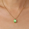 Dyrberg/Kern Barga Necklace, Light Green & Gold