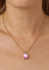 Dyrberg/Kern Barga Necklace, Light Rose & Gold
