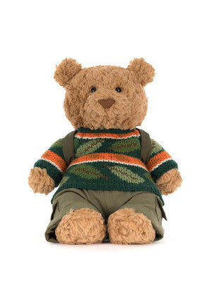 Jellycat My Name Is Bartholomew Bear Hiking Outfit
