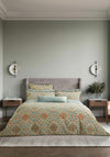 Bedeck Addison Duvet Cover Set, Gold & Teal Green