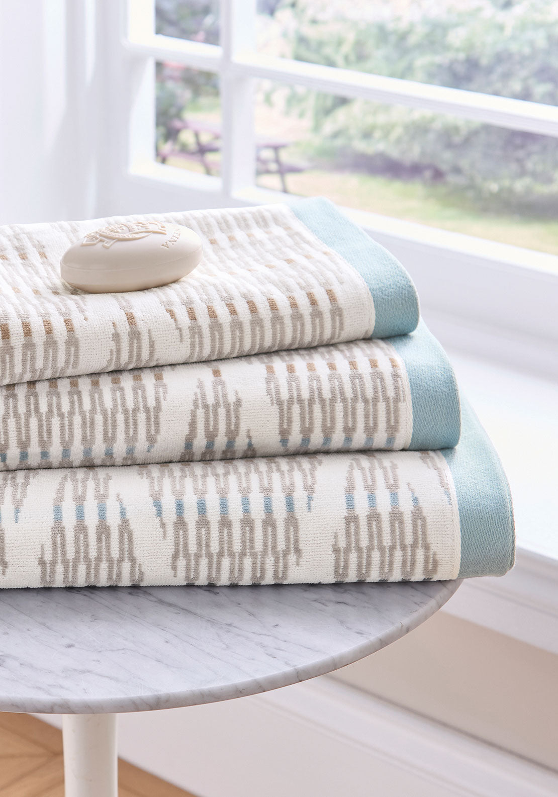 Bedeck Alban Danza Cotton Towel, Blue