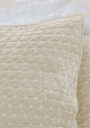 Bianca Home Attica Velvet Pillowsham Pair, Natural