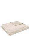Bedeck Attica Velvet Bedspread 240x260cm, Natural