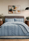 WOVEN WAFFLE STRIPE