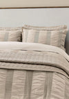 WOVEN WAFFLE STRIPE SKS LINEN