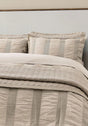 WOVEN WAFFLE STRIPE SKS LINEN