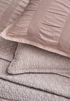 WOVEN WAFFLE STRIPE DB PINK
