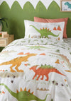 Bedlam Dinosaur Brushed Cotton Duvet Cover Set, Green