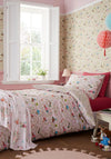 Belle & Boo Kids Fairytale Reversible Cotton Duvet Cover Set, Pink