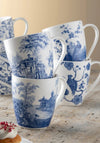 Aynsley 6 Piece Mug Set, Archive Blue