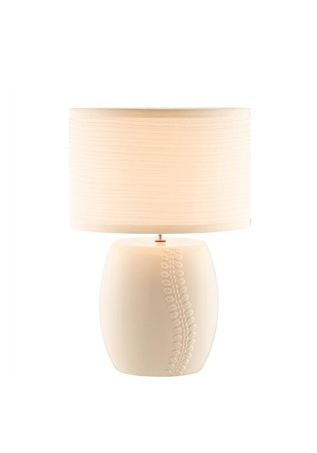 Belleek Living Ceramic Petal Lamp, Ivory