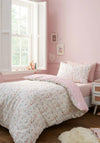 Belle & Boo Kids Ballerina Reversible Cotton Duvet Cover Set, Pink