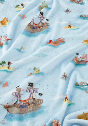 PIRATE BLUE THROW 150 X 200