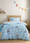 Belle & Boo Kids Pirate Reversible Cotton Duvet Cover Set, Blue
