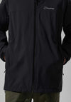 Berghaus Arnaby Hooded Waterproof Jacket, Black