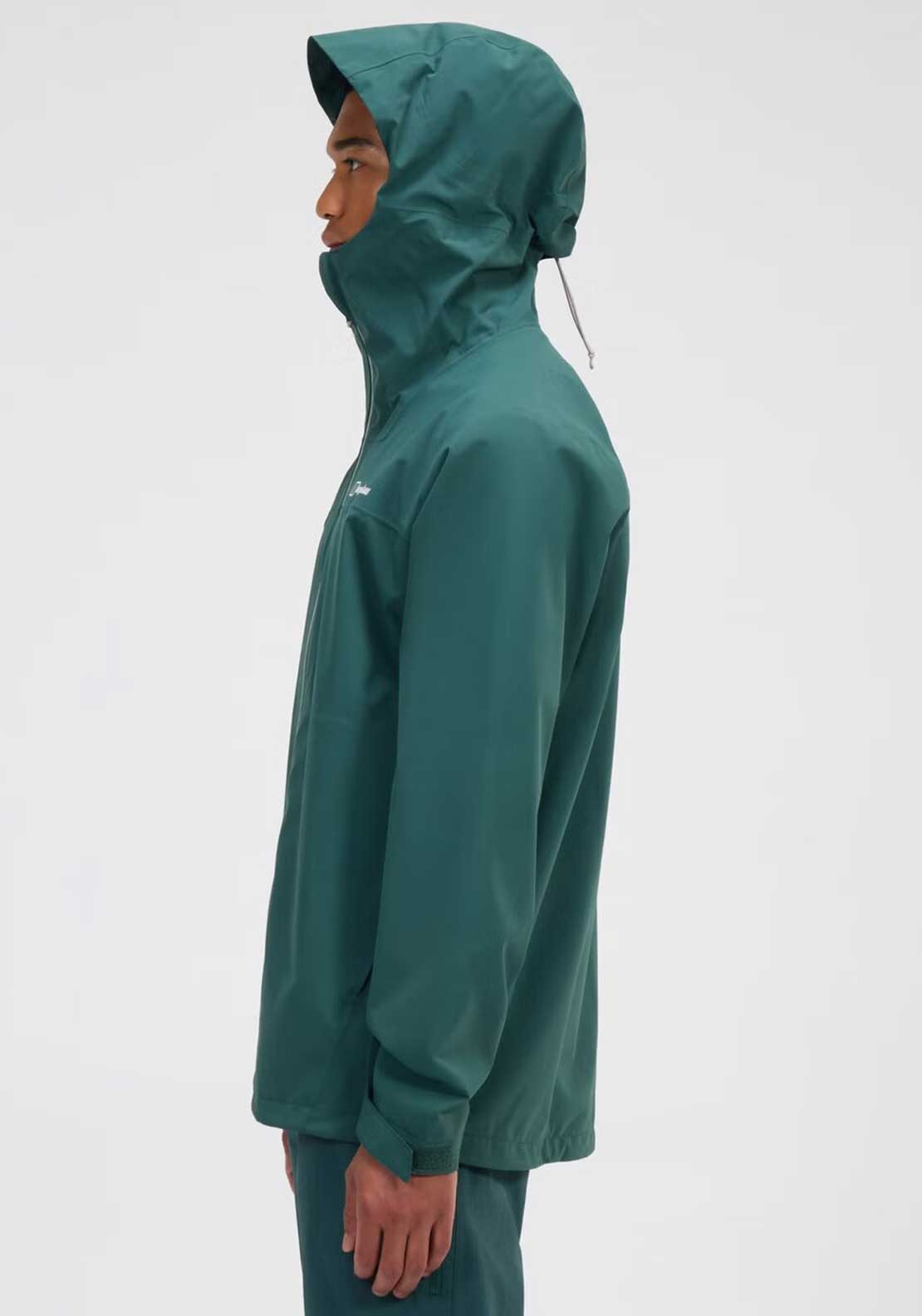 Berghaus Arnaby Hooded Waterproof Jacket, Green