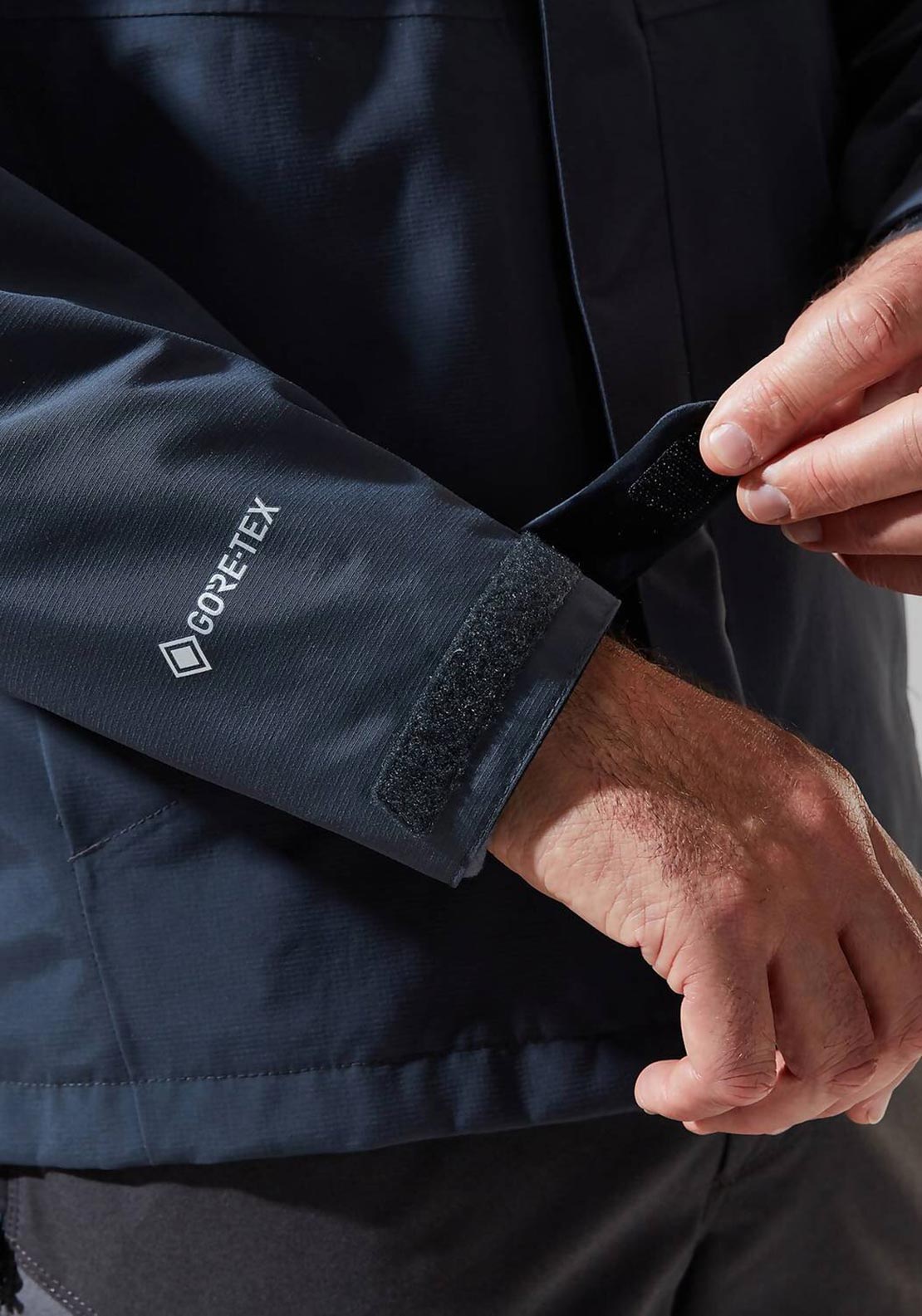 Berghaus Hillwalker InterActive Shell Jacket, Dark Grey & Black