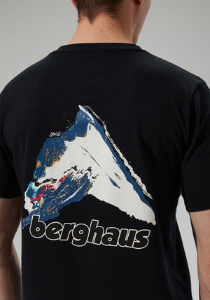 Berghaus Mountain Art Graphic T-Shirt, Black