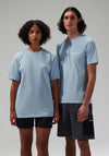 Berghaus Unisex Natural Grit Logo T-Shirt, Light Blue