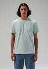 Berghaus Unisex Natural Grit Logo T-Shirt, Light Green