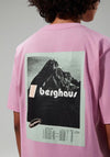 Berghaus Unisex Natural Grit Logo T-Shirt, Pink