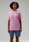 Berghaus Unisex Natural Grit Logo T-Shirt, Pink