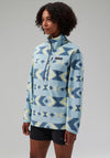 Berghaus Unisex Prism Printed Trango Half Zip Fleece, Blue