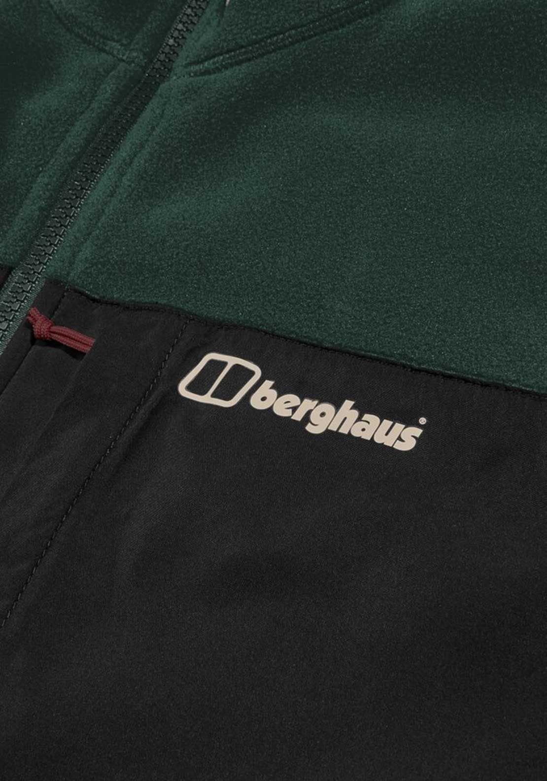 Berghaus Prism Guide Interactive Polartec Fleece Jacket, Green & Black