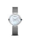 Bering Ladies Classic Watch, Polished Silver