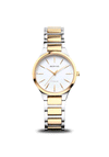 Bering Ladies Titanium Watch, Polished Silver & Gold