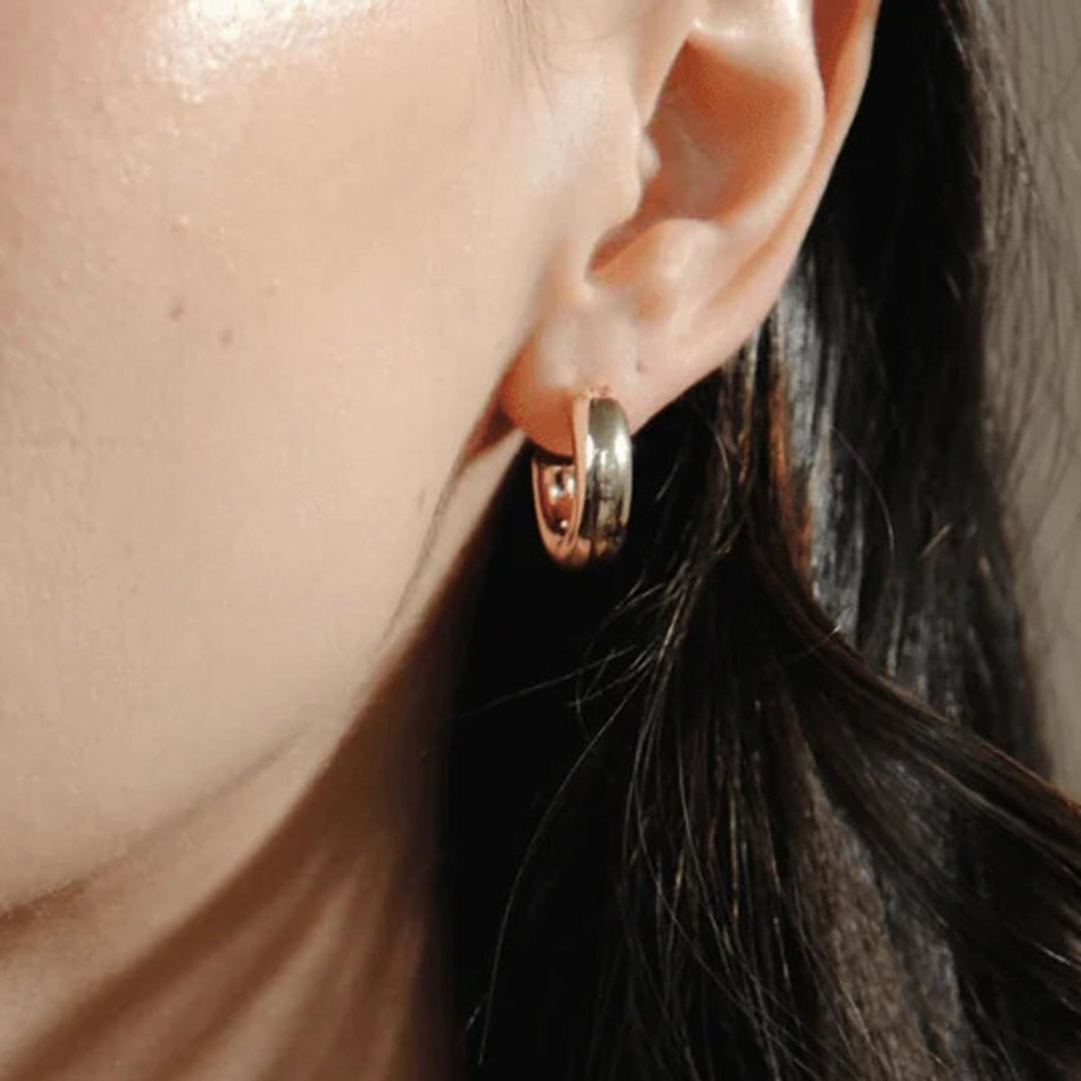 Betty and Biddy Chubby Hoops, Gold